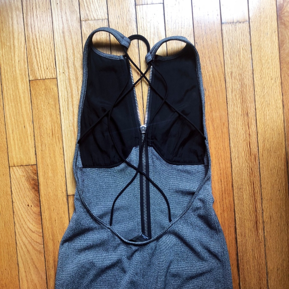 Alexander Wang bodycon strappy back zippered dress - Picture 6 of 8